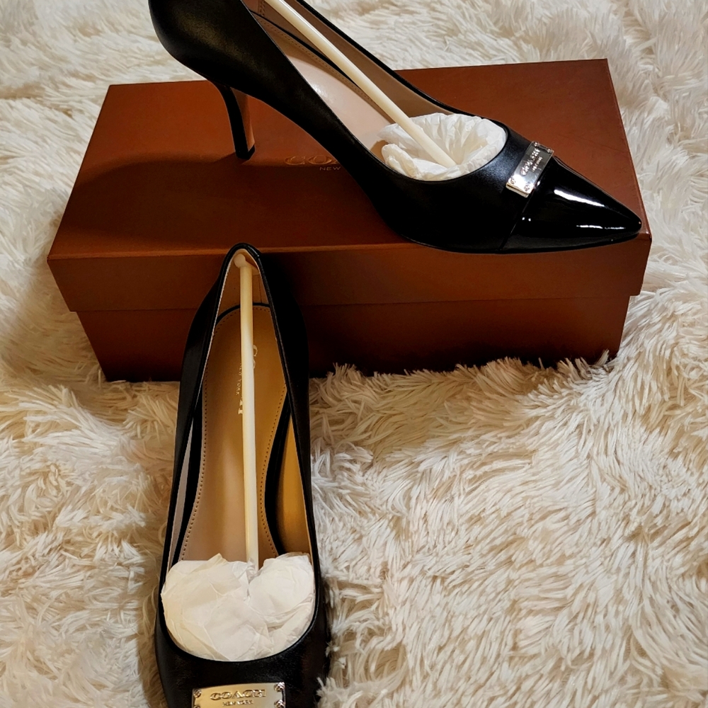 Coach TMB GLZ Leather/Patent dress shoes
